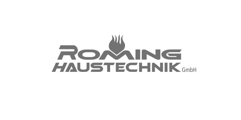 Logo Roming Haustechnik grau